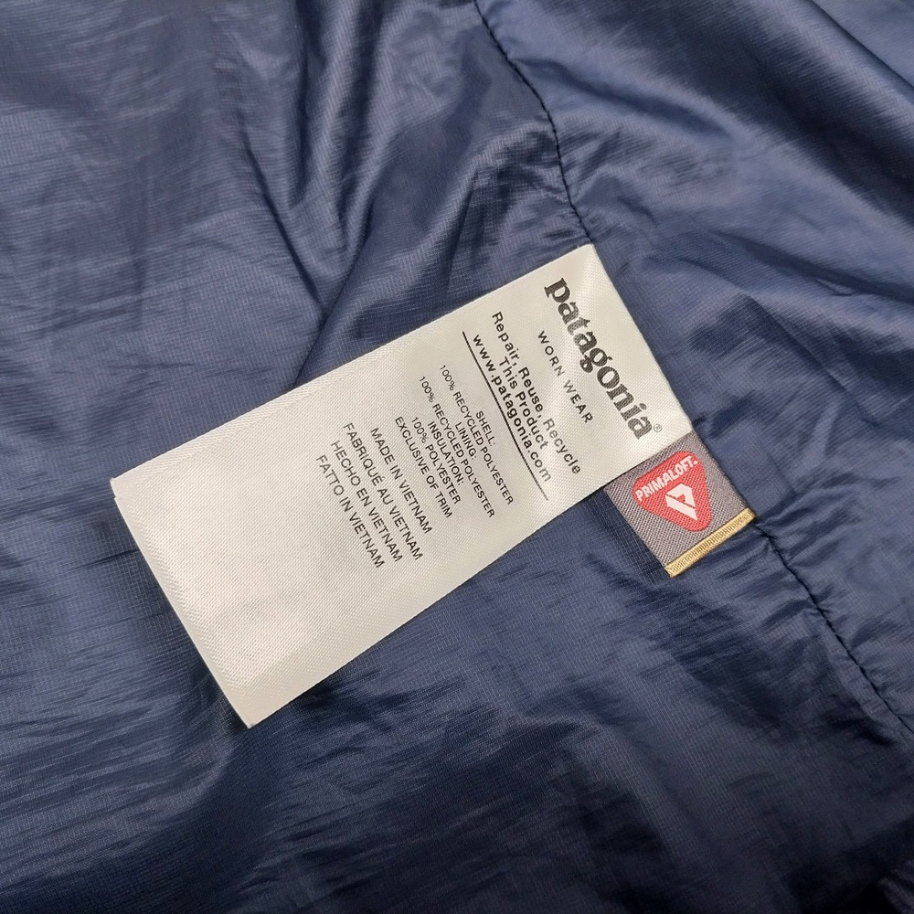 Patagonia Nano Puff Hoody Womens Large Classic Navy Jacket Primaloft Packable - Picture 7 of 16